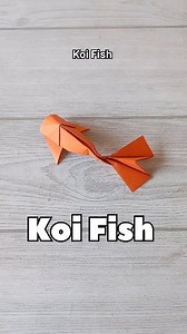 Cutest koi fish origami papercraft easy folding|for kids and beginners can make this origami | Kishore