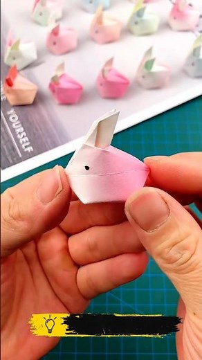 Easy Origami Easter Bunny | Step-by-Step Folding Tutorial #origamibunny #PaperBunny#eastercraftidea