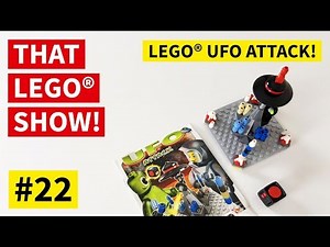 22. LEGO® UFO ATTACK GAME! [3846] build and play!