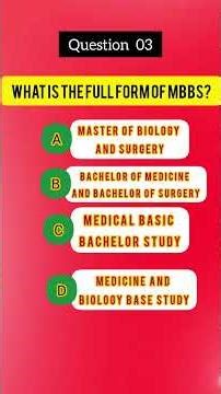 Education Full Forms You Should Know | MLIB, BS,MBBS 📚