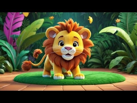 Plush Lions Go Roar Roar Roar | Nursery Rhyme for Kids | Baby Songs | Kids Music