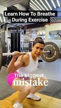Learn Correct Breathing Techniques During Exercise#gymworkout #gymmistakes #breathingtechniques