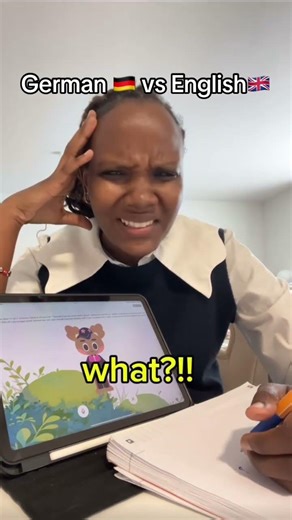 German vs English for beginners. ‪@vocaai_official‬ #languagelearning #germany #german #deutsch #learn