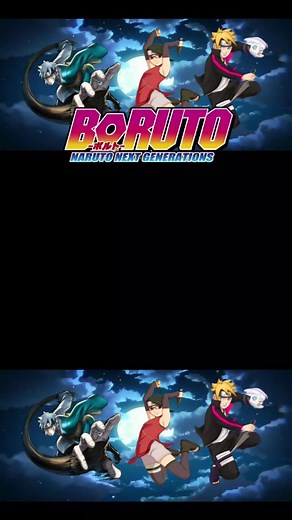Boruto forma equipo con Sarada y Mitsuki en el capítulo 38