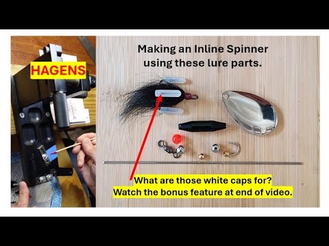 Making A Bucktail Inline Spinner Using Hagens Wire Forming Tool