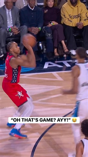 Scottie Barnes after his game-winner in OT of Game at NBA All-Star 2026! 🤣 | NBA