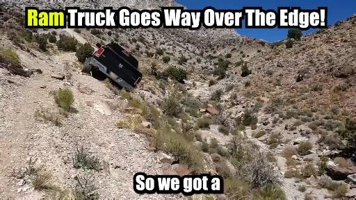 Ram Truck Goes Way Over The Edge! | Matt's Offroad Recovery