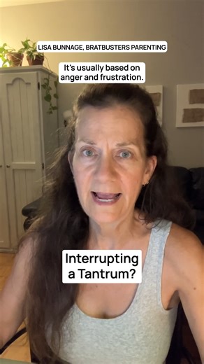 Would I recommend interrupting a tantrum? From my experience personally I wouldn’t as I think the tantrum is a lesson. I believe it’s usually a loss of emotional control over not getting their own way based on anger or frustration. In my opinion, if you interrupt that kind of tantrum, they're learning that you're going to come in and save the day. P.S. You can start your calm leadership journey today with the BratBusters Behaviour Board (Plus Toddler Basics) no-cost mini course by joining my new