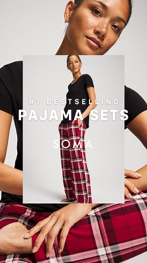 26K views | Holiday mornings, but make them chic. Cool-to-the-touch pajama sets that look as good as they feel. | Soma Intimates | Facebook