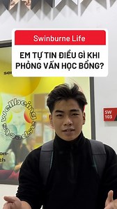47K views · 77 reactions | Scholarship Interview "tips"  | Swinburne Vietnam | Facebook