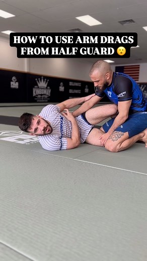 21K views · 197 reactions | One of my favorite things to do from bottom half guard when I have a knee shield is to start attacking arm drags on the near side  #bjj #jiujitsu #grappling #submission #wrestling #judo #choke #gi #nogi #champion #fitness #gym | Christos Papadelos | Facebook