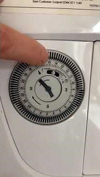 Boiler timer Adjustments (BAXI)