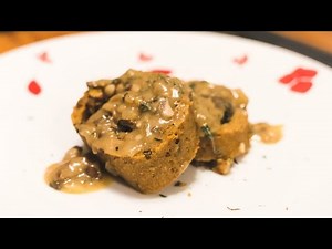 Recipe: Vegan stuffed seitan roast with savory mushroom gravy