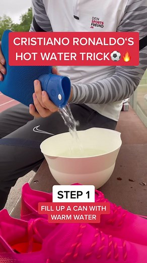 Cristiano Ronaldo's Hot Water Trick: How to Reshape Your Cleats ⚽️