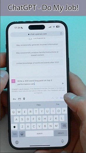 How to use ChatGPT on iPhone 📱 The BEST WAY! 👀 #chatgpt #shorts #technology #ai