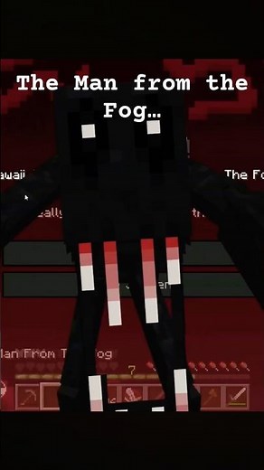 The Man From The Fog #minecraft #horror #minecrafthorror #gaming #foryou #analoghorror #herobrine