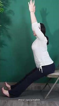 Seated Downward Dog Pose | Chair Yoga For Seniors and Beginners