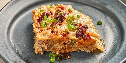 Viral Pork Dumpling Lasagna