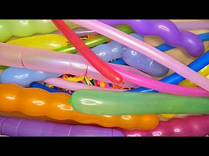 Satisfying Blow & Pop Modelling Balloons | Colorful ASMR Popping