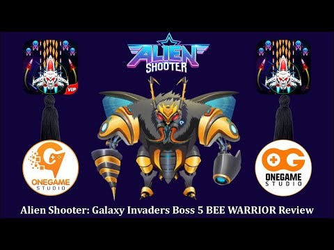 👽Alien Shooter: Galaxy Invaders🚀Epic Game Action-Packed Boss 5 BEE WARRIOR👽Review By Apache Gamers