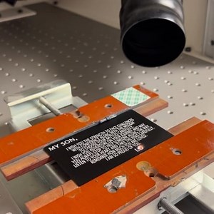 Watch Wallet Card Laser Engraving on Amazon Live