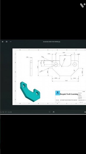 🚀 Mastering CAD Design with SOLIDWORKS!Quick and clean modeling workflow in just a few seconds 🔥