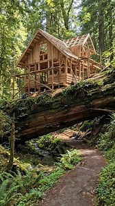 Watch a Treehouse Rise in the Jungle, Surrounded by Water | Fierce Attack