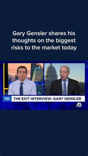 SEC Chair Gary Gensler joins CNBC for an exit interview as he discusses his tenure leading the agency and what he thinks some of the biggest risks are to the market today. | CNBC