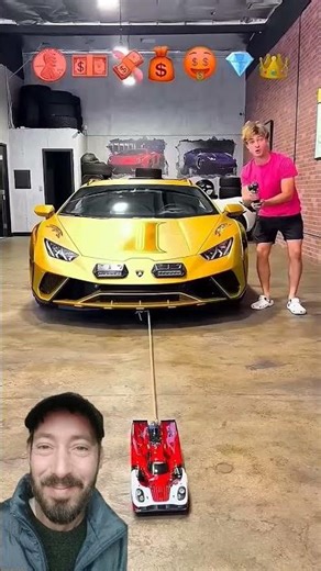 Lamborghini vs RC cars 😂 #challange