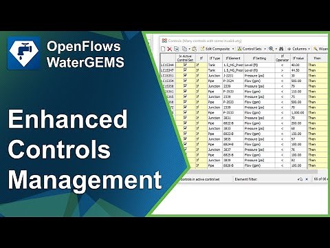 Enhanced Controls Management in WaterGEMS and WaterCAD CONNECT Edition