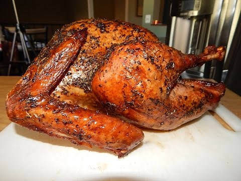 Cooking a Turkey on your Outdoor Grill - Smoked Turkey - Weber Kettle Grill