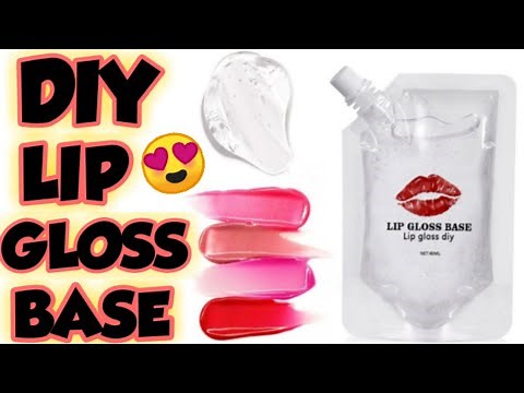 HOW TO MAKE LIP GLOSS BASE AT HOME/HOMEMADE LIP GLOSS