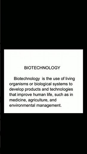 Definition of biotechnology