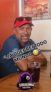 “Lobisomem solta a bomba: ‘Já quebrei TODO MUNDO na minha cidade’ 😳🎱” Lobisomem abre o jogo na resenha com Baianinho de Mauá e solta a bomba: 👉 “Já quebrei todos os jogadores da minha cidade” 😳🔥 Sinuca raiz, resenha pesada e muita história! 🎱💰 Segue o canal e não perde as próximas 👊 📲 YouTube / Instagram / TikTok: @sinuquinha_brauna | Sinuquinha Braúna-SP