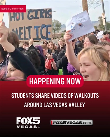 Las Vegas Students Protest Immigration Enforcement