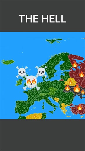 How dangerous are the countries in Europe #ukraine #europe #phonk