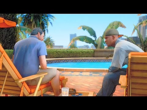 GTA 5 Cutscene & Gameplay - Art Style Graphics V Mod (ENB & ReShade)