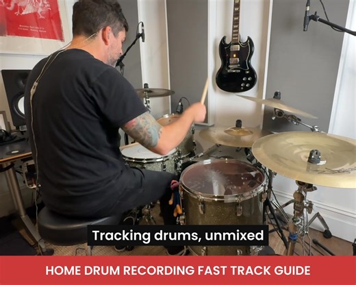6.8K views · 36 reactions | Quick and practical tips to instantly improve your drum sound and recordings without buying new gear. This fast track guide is all about small changes that make a big difference, so you can get noticed for bigger and better gigs, make killer sounding recordings, or grow your following. If you’ve ever felt stuck with how your drum recordings sound at home, this is a great starting point. | Adrian Griffin • Drummer | Facebook