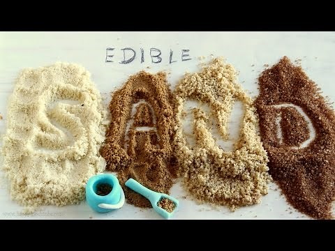 Edible Sand for Cake Decorating