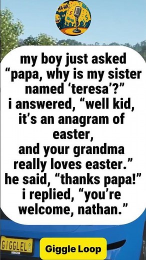 Funny Name Twist With Easter Anagram#funny #joke #humor