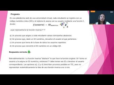 Video de pregunta relacionada a la función inversa