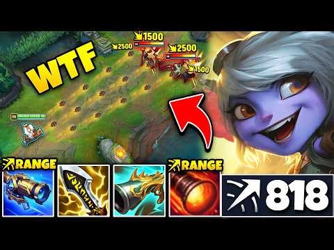 LEVEL 20 TRISTANA GETS 818 ATTACK RANGE IN SEASON 16! (NEW RANGE ITEM IS SO OP)