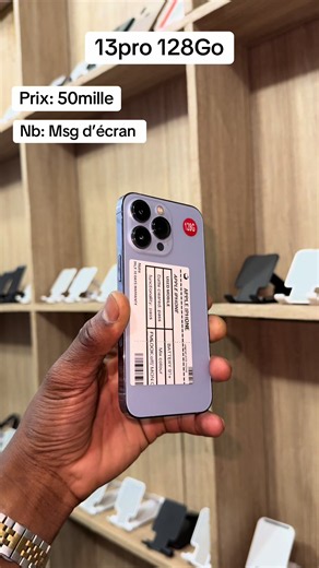 13pro 128Go prix 50mille — où et comment troquer écran ?