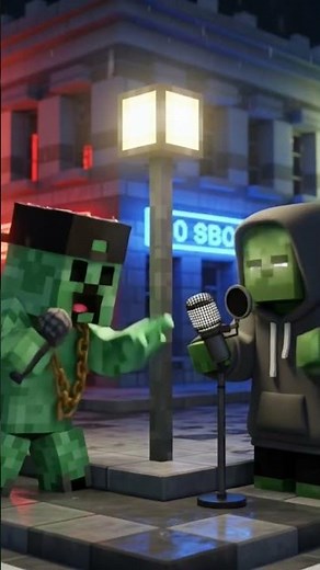 Creeper vs Zombie: LA BATALLA DE RAP FINAL 🎤🔥 #Minecraft #Rap #animation