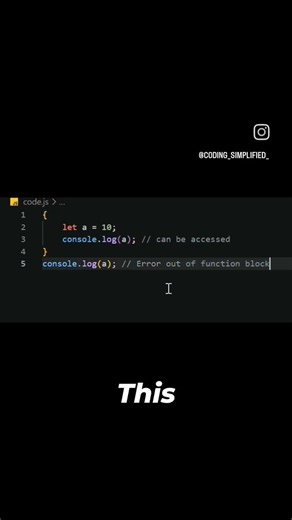 This one keyword can save you from many JavaScript bugs 😳 #programmingtips #devlife #javascipt