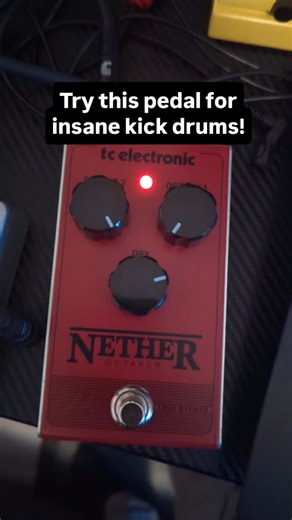 Sean Morris | Using an octave pedal with your kick drum will add an octave (or two) lower for MORE BASS 😉 I like to put the octave pedal after a fuzz... | Instagram