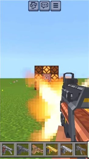 P90 sub machine gun in Minecraft PE
