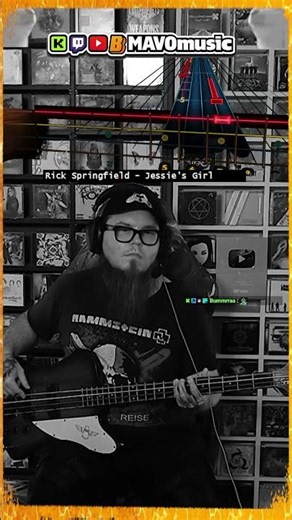 [⚡] Rocksmith Bass – Jessie's Girl (Rick Springfield) | Full Cover Linked #rocksmith #bass