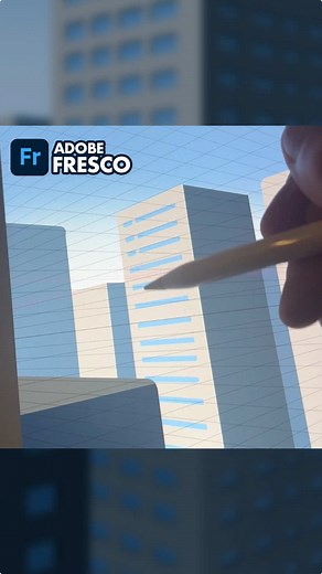 Mastering Cityscape Sketching with Adobe Fresco
