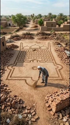 Amazing Creation of Badshahi Mosque From Ground 😲 | Mini Construction Art